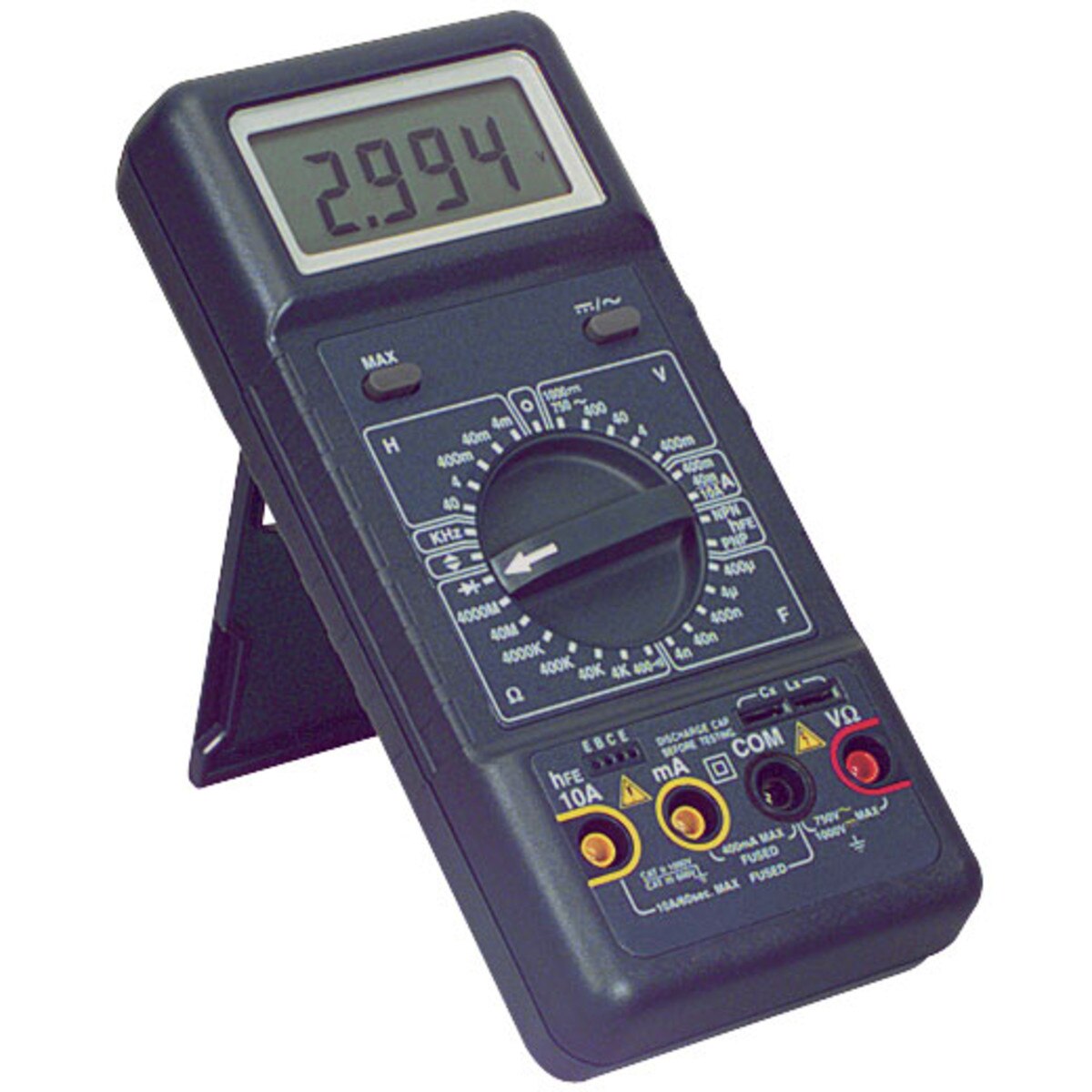 DMM Digital Multimeter with LCR Inductance Capacitance Resistance and